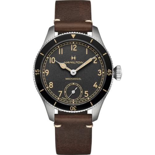 Hamilton Khaki Pilot Pioneer 43 Stainless Steel / Black