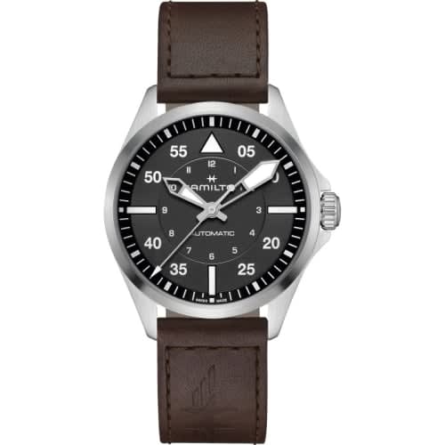 Hamilton Khaki Aviation Pilot Auto 39 Stainless Steel / Black