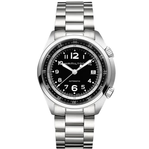 Hamilton Khaki Pilot Pioneer Auto Stainless Steel / Black / Bracelet