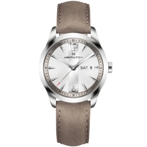 Hamilton Broadway Day Date Quartz Steel / Silver
