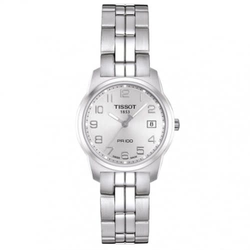 Tissot PR 100 Quartz 24.5 Stainless Steel / Silver / Bracelet