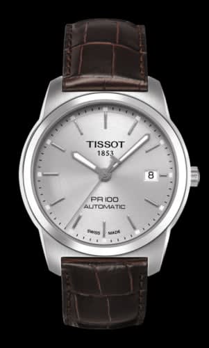 Tissot PR 100 Automatic 38 Stainless Steel / Silver / Strap
