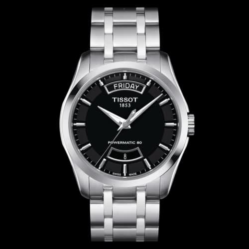 Tissot Couturier Powermatic 80 39 Stainless Steel / Black / Bracelet