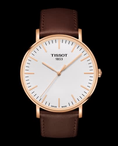 Tissot Everytime Large Rose Gold PVD / Silver / Strap