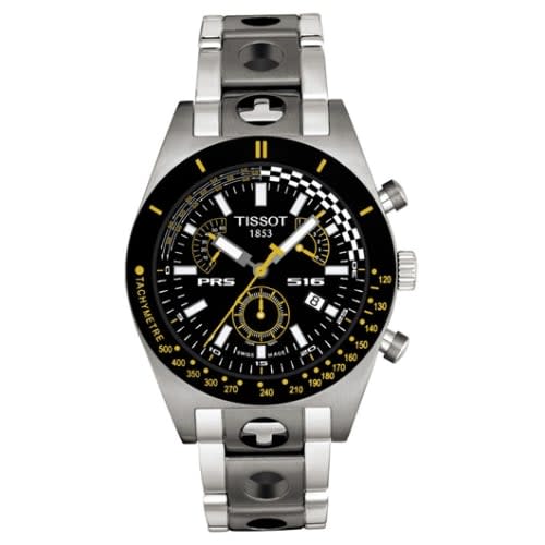 Tissot PRS 516 Quartz Chronograph 40 Stainless Steel / Black / Bracelet