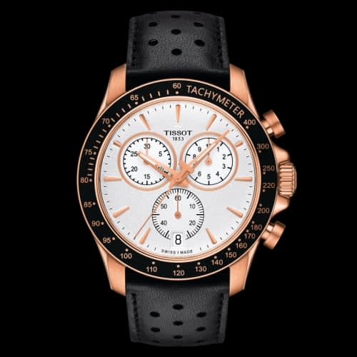 Tissot V8 Quartz Chronograph Rose Gold / Silver