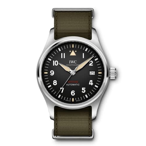 IWC Schaffhausen Pilot's Watch Automatic Spitfire Stainless Steel / Black / NATO