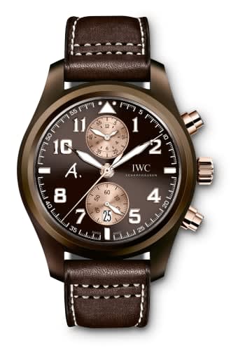 IWC Schaffhausen Pilot's Watch Chronograph Edition Antoine De Saint Exupery Edition The Last Flight Red Gold