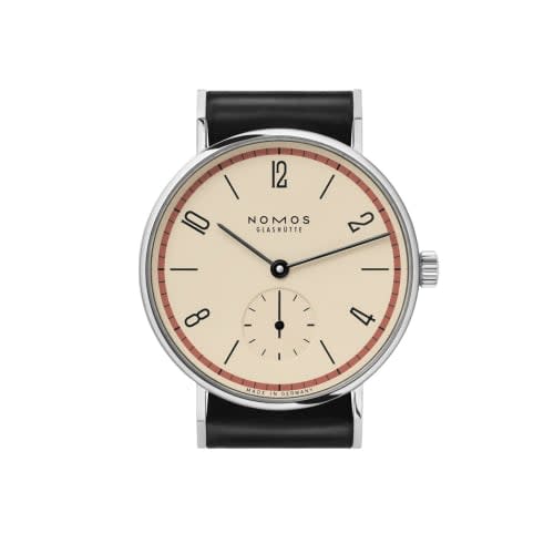 Nomos Glashütte Tangente 33 A Century of Bauhaus Red