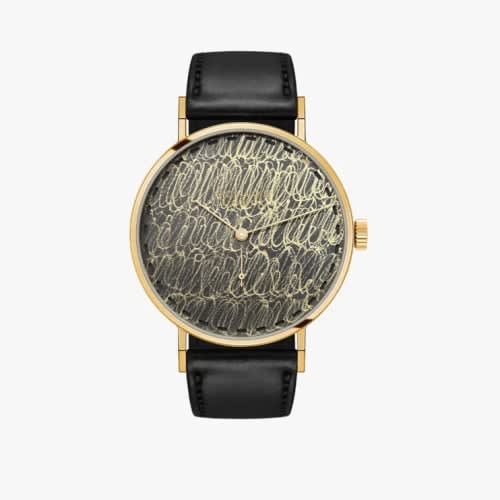 Nomos Glashütte Tangente Neomatik 38 Update Gold Twice Unique - Scribble Dark