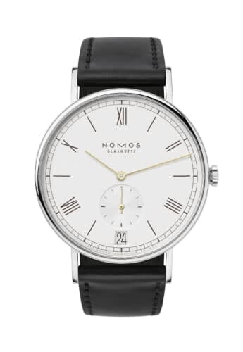 Nomos Glashütte Ludwig Automatik Datum 150 Jahre Techel