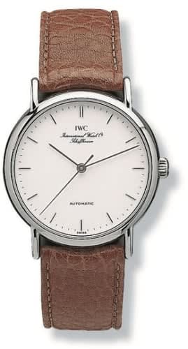 IWC Schaffhausen Portofino Automatic / Stainless Steel / White / Strap