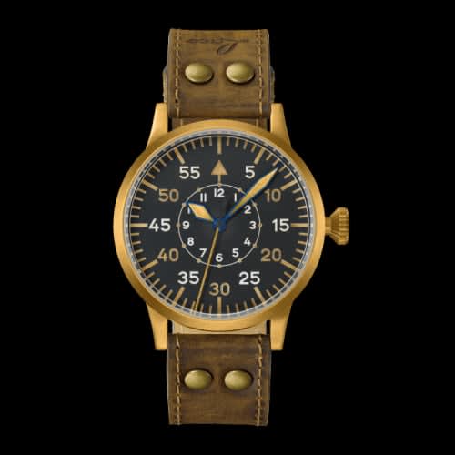 Laco Pilot Watch Original Friedrichshafen Bronze / Black