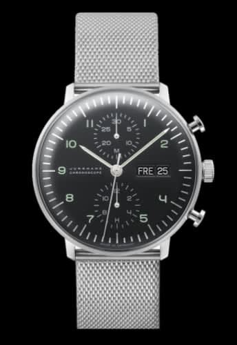 Junghans Max Bill Chronoscope Black Day / Date Bracelet