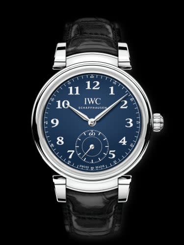 IWC Schaffhausen Da Vinci Automatic Edition 150 Years Stainless Steel / Blue