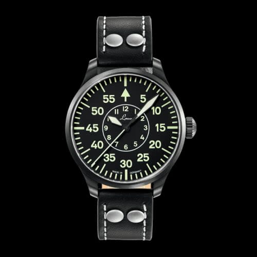 Laco Pilot Watch Basic Bielefeld Stainless Steel / Black