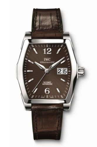 IWC Schaffhausen Da Vinci Automatic Midsize Stainless Steel / Chocolate