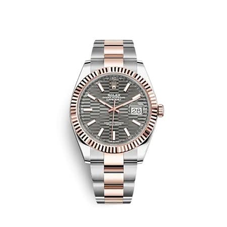Rolex Datejust 41 Rolesor Everose - Fluted / Oyster / Slate - Fluted