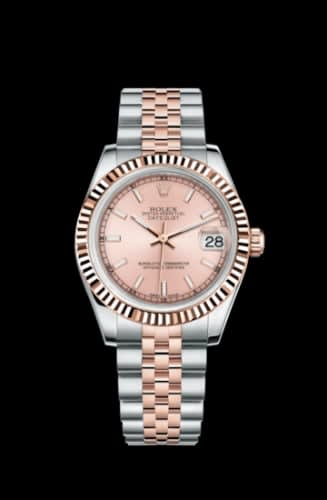 Rolex Datejust 31 Rolesor Everose Fluted / Jubilee / Pink