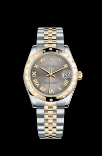 Rolex Datejust 31 Rolesor Yellow Domed Diamond / Jubilee / Steel Roman