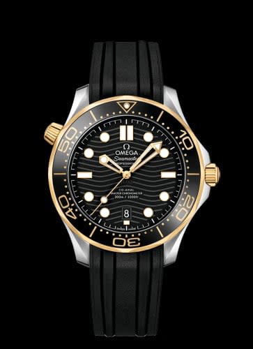 Omega Seamaster Diver 300M Master Co-Axial 42 Stainless Steel / Yellow Gold / Black / Rubber