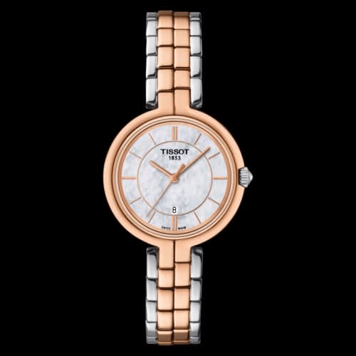 Tissot Flamingo Stainless Steel - Rose Gold/ MOP / Bracelet
