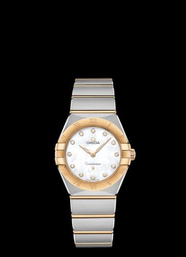 Omega Constellation Manhattan 28 Quartz Stainless Steel / Yellow Gold / MOP