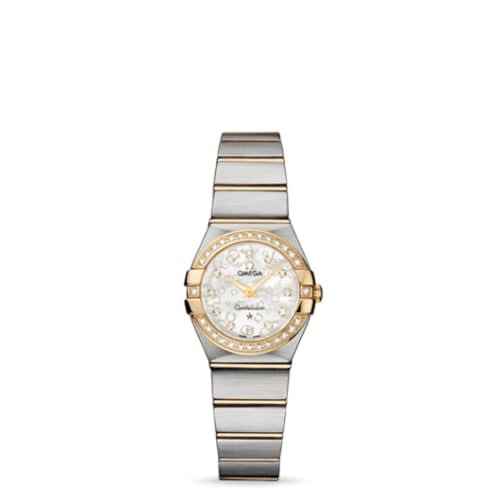 Omega Constellation Quartz 24 Brushed Stainless Steel / Yellow Gold / MOP Omega