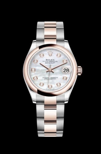 Rolex Datejust 31 Stainless Steel/ Rose Gold / Domed / MOP / Oyster