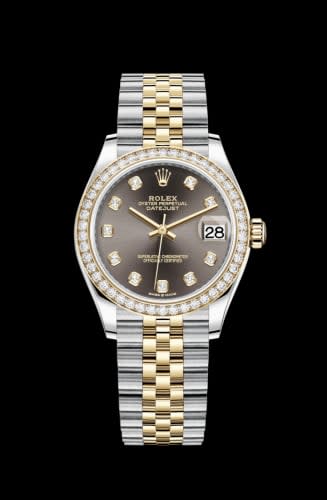 Rolex Datejust 31 Stainless Steel / Yellow Gold / Diamond / Grey - Diamond / Jubilee