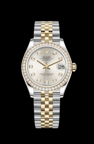 Rolex Datejust 31 Stainless Steel / Yellow Gold / Diamond / Silver - Diamond / Jubilee