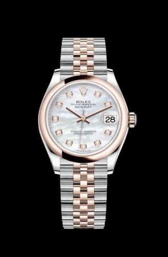 Rolex Datejust 31 Stainless Steel/ Rose Gold / Domed / MOP / Jubilee