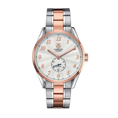 TAG Heuer Carrera Calibre 6 39 Heritage Stainless Steel / Rose Gold / Silver / Bracelet