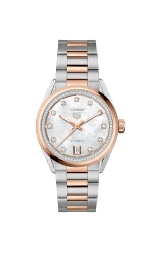 TAG Heuer Carrera Date 36 Stainless Steel - Rose Gold / MOP - Diamond
