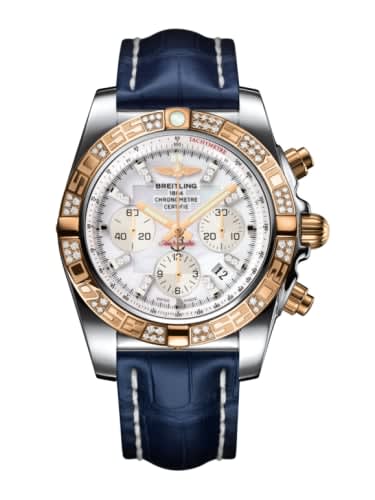 Breitling Chronomat 44 Stainless Steel / Rose Gold / Diamond / Pearl Diamond / Croco