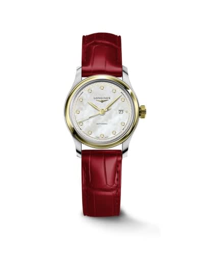 Longines Master Collection 30 Stainless Steel - Yellow Gold / MOP - Diamond