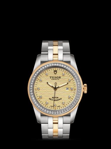 Tudor Glamour Date 31 Stainless Steel / Yellow Gold / Diamond / Jacquard Champagne / Bracelet