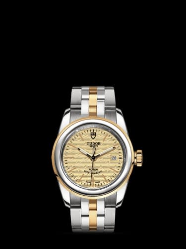 Tudor Glamour Date 26 Stainless Steel / Yellow Gold / Jacquard Champagne / Bracelet
