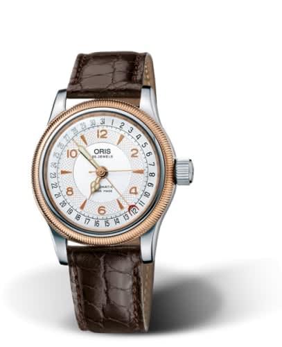 Oris Big Crown Pointer Date 36 Stainless Steel - Rose Gold / Silver