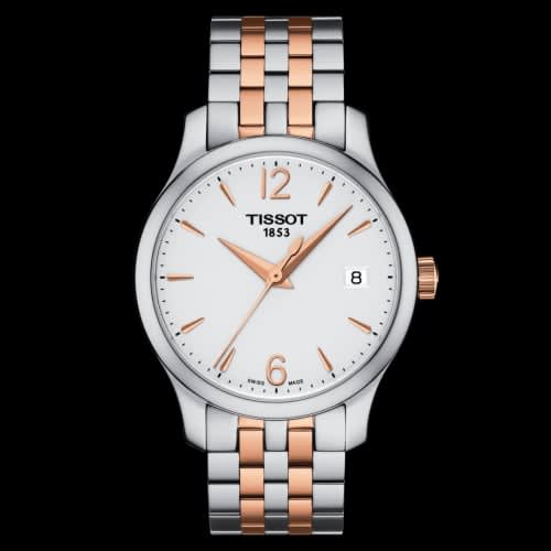 Tissot Tradition Lady Stainless Steel - Rose GOld/ Silver / Bracelet