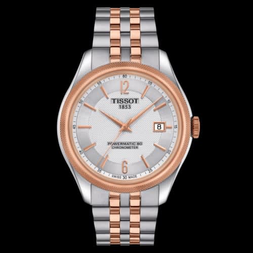 Tissot Ballade Powermatic 80 41 Stainless Steel / Rose Gold PVD / Silver / Bracelet