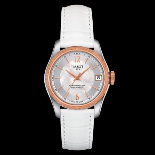 Tissot Ballade Powermatic 80 COSC 32 Stainless Steel / Rose Gold PVD / MOP / Strap