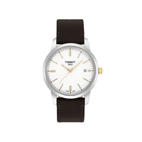 Tissot Dream Quartz 38 Stainless Steel / Yellow Gold PVD / White / Strap