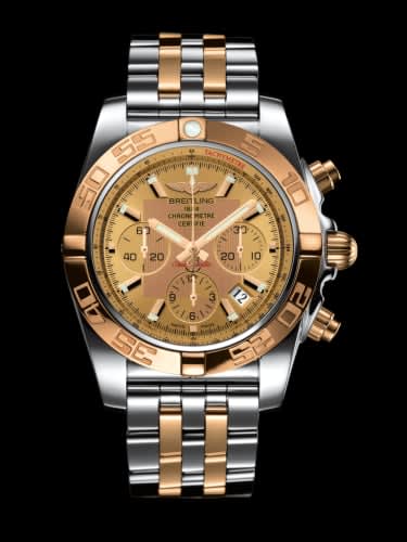 Breitling Chronomat 44 Stainless Steel / Rose Gold / Golden Sun / Bracelet