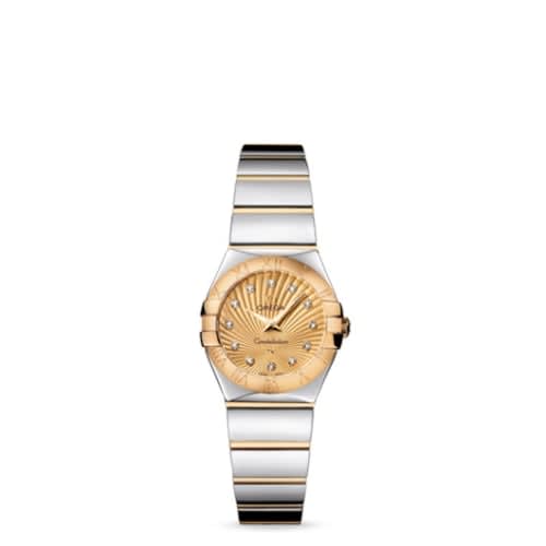 Omega Constellation Quartz 24 Polished Stainless Steel / Yellow Gold / Champagne Supernova
