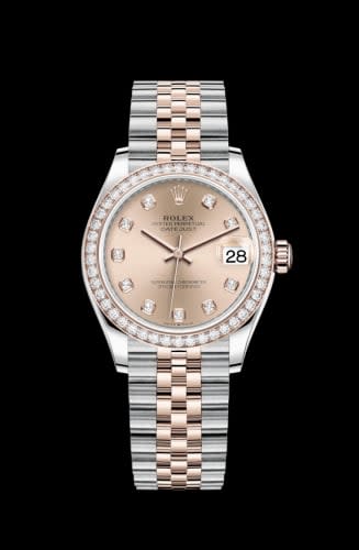 Rolex Datejust 31 Stainless Steel/ Rose Gold / Diamond / Rose - Diamond / Jubilee