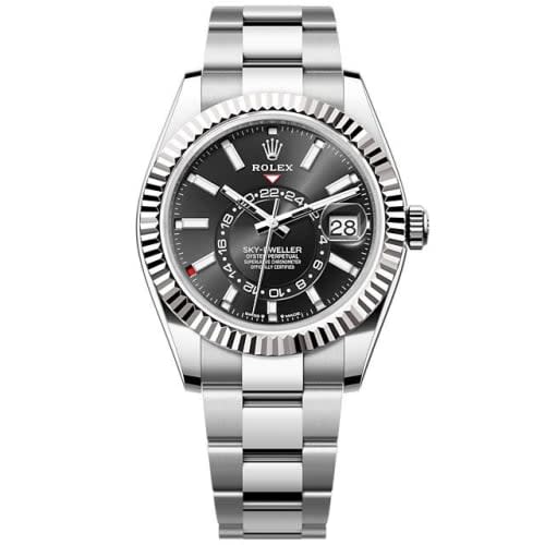 Rolex Sky-Dweller Stainless Steel - White Gold / Black / Oyster