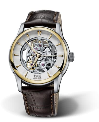 Oris Artelier Skeleton 40.5 Stainless Steel - Yellow Gold