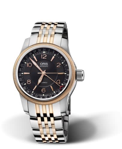 Oris Big Crown Pointer Date 40 Stainless Steel - Rose Gold / Black / Bracelet