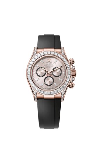 Rolex Cosmograph Daytona Everose Gold - Baguette / Sundust - Baguette / Oysterflex